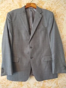 Mint! Joseph Abboud Tollegno 1900 Italian Wool Gray Sport Coat Blazer 42R - Picture 1 of 10