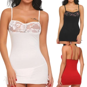 Various Women Sexy Lingerie Under Dress Nightwear Babydoll Cotton Sleepwear Set - Picture 1 of 84