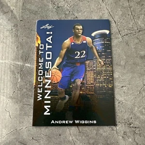 Andrew Wiggins 2014 Leaf SP Welcome to Minnesota WTM-AW1 Rookie Card - Picture 1 of 10