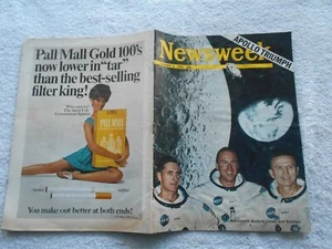 NEWSWEEK Magazine-JANUARY 6,1969-APOLLO TRIUMPH-ANDERS-LOVELL-BORMAN - Picture 1 of 4