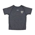 Pittsburgh Penguins Reebok NHL Authentic Youth Heathered Gray Speedwick T-Shirt