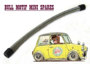 Classic Mini Braided Petrol Hose Kit - 10inches GGT104 + 2 Hose Clips! - Picture 1 of 1