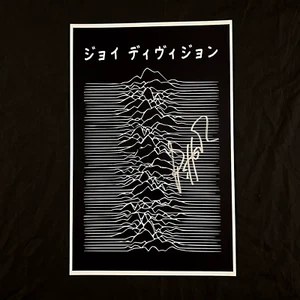 Peter Hook Signed Joy Division Poster Exact Proof (Autograph Unknown Pleasures) - Picture 1 of 4