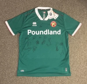 Terza maglia firmata squadra Walsall FC 2023/24, grande, nuova con etichetta - Foto 1 di 4