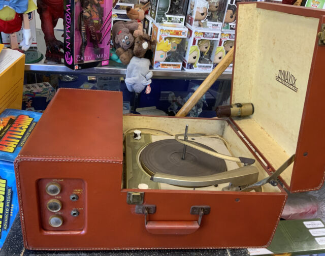 Vintage Alba portable box record player model 432.