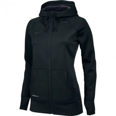 Nike Therma-FIT Mujer Chaqueta de Entrenamiento S Negra Cremallera Completa Sudadera con Capucha 62152 NUEVO Foto 1 de 2
