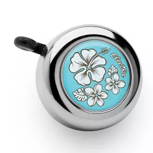 Electra Ringer Bell Hawaii Blue Fahrradklingel, Fahrrad Klingel, Glocke Hibiscus - Bild 1 von 1