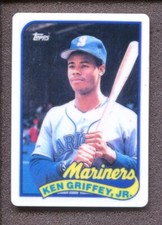 1992-93 R&N China Porcelain Rookie Reprints 1989 Topps #41T - Ken Griffey, Jr.