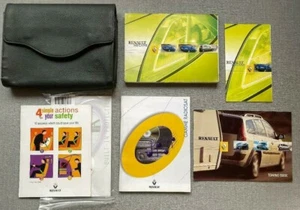 98-02 RENAULT MEGANE OWNERS HANDBOOK MANUAL PACK AND WALLET 2001 PRINT - Picture 1 of 3