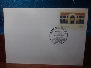 First Day Cover📮(PSE) Melbourne Building 1986 📮Parramatta NSW - Picture 1 of 2