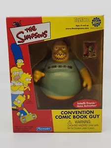 Playmates World of Springfield Simpsons Figure - Convention Comic Guy - MIB New - Picture 1 of 2