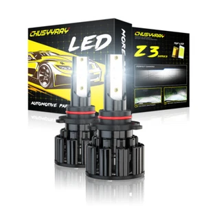 2X Luces Fuertes Para Auto Coche Luz Carro Bulbs HB3/9005 LED SUPER Blanco - Picture 1 of 10