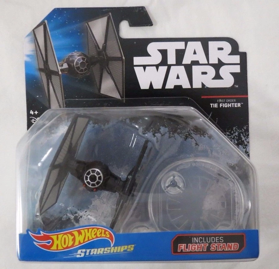 Hot Wheels Starships Star Wars First Order Tie Fighter Flight Stand 1 Ship