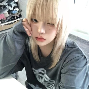 Hair Extension Synthetic Wig with Neat Bangs High Density Short Bob Wigs Women - Zdjęcie 1 z 10