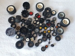 Lego Technic Konvolut – Reifen ✨ Räder für Autos ✨ LKW Fahrzeug ✨ Wagen schwarz - Bild 1 von 3