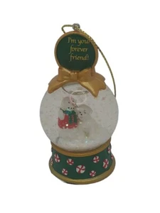 Danbury Mint Dog Show Snow Globe Christmas Ornament 3.5" Vintage Bichon - Picture 1 of 4