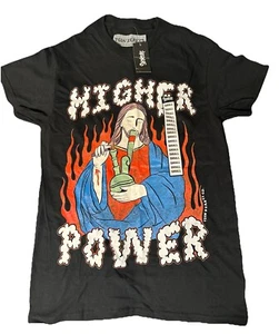 Teen Hearts Graphic T Shirt Higher Power Women's Size Small Short Sleeve T-Shirt - Picture 1 of 3