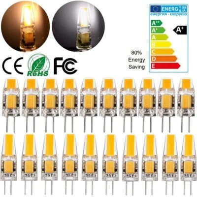 4-10x G4 LED COB Lampe 3W 6W AC/DC 12V Leuchtmittel Birne Warmweiß Kaltesweiß - Bild 1 von 4