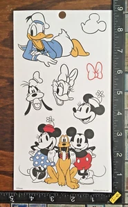 MICKEY MOUSE & FRIENDS DER GLÜCKLICHE PLANER, EIN BLATT SCHÖNE AUFKLEBER #THP28 - Bild 1 von 2