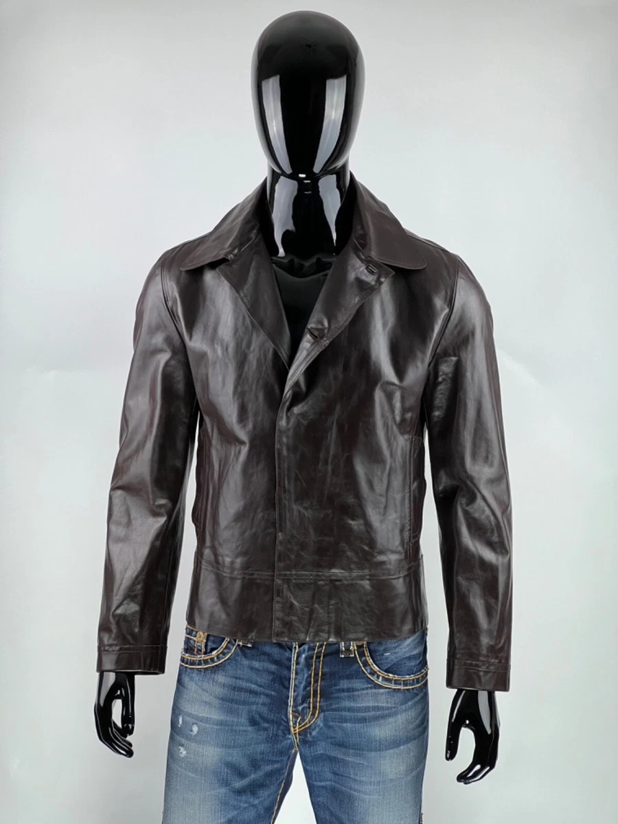 Costume National Leather Outer Shell Coats, Jackets & Vests for