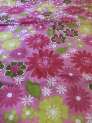 Robert Kaufman Izzy By Ann Kelle Pink Floral Print Flannel Flowers 2.5 Yards - Image 1 of 4