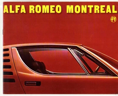 Folleto de ventas del mercado holandés Alfa Romeo Montreal 1973 Foto 1 de 2
