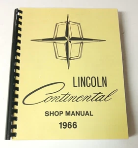 New 1966 Lincoln Continental Maintenance Shop Manual - Bild 1 von 4