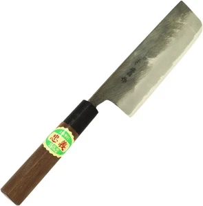 Tosahamono Knife Black Nakiri Knife Blue Steel No. 1 120mm - Picture 1 of 8