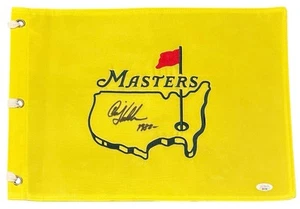 Craig Stadler signiert undatiert Masters Pin Flagge 1982 Champion Augusta National JSA - Bild 1 von 3