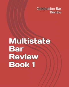 Multistate Bar Review Book 1 by Celebration Bar Review LLC (English) Paperback B - Picture 1 of 1