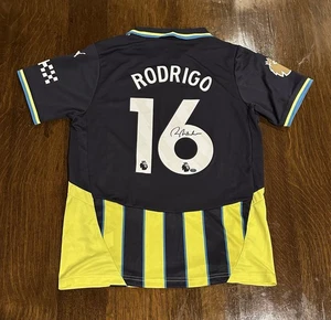 Rodri Rodrigo Signed Man City Jersey XL 2022/23 Legends COA Autographed Puma NWT - Picture 1 of 10