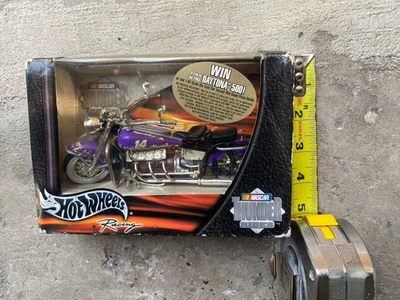 Hotwheels Harrah's Nascar Motorcycle 1/18 Scale - Image 1 of 4