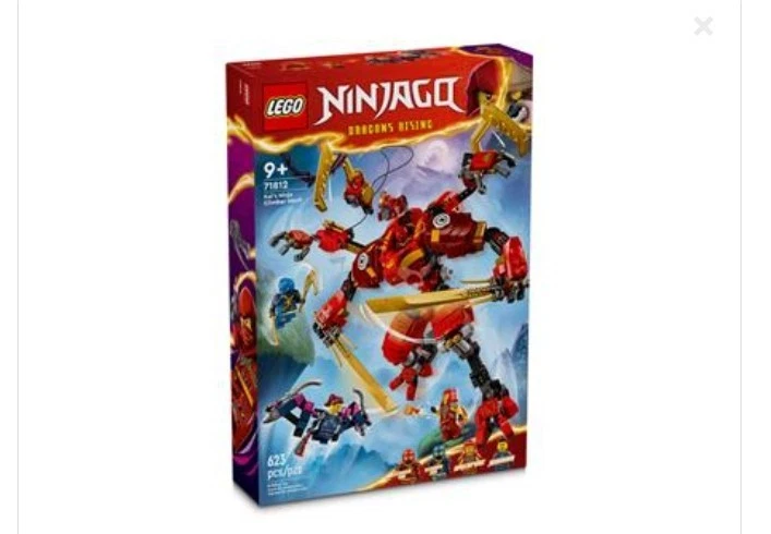 Brand New LEGO 71812 Ninjago Kai's Ninja Climber Mech - image 1 of 1