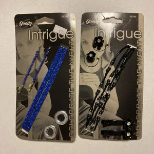 Goody Intrigue Hair Band Wrap /Barrette Sets New 2000 (2 Different) G10 - Picture 1 of 20
