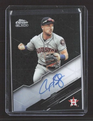 2020 Topps Chrome Black - Chrome Black Autographs Alex Bregman #CBA-BRG (AU) - Image 1 of 2