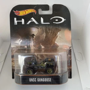Hot Wheels 2016 Retro Entertainment Halo UNSC GUNGOOSE DWJ85 - Imagen 1 de 3