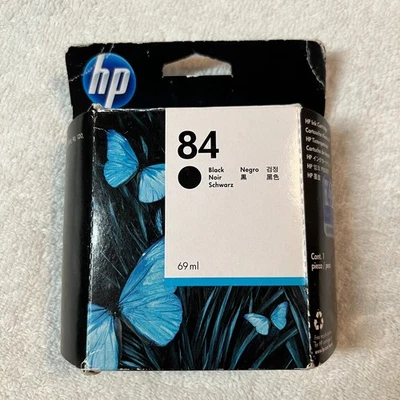 HP 84 Black Ink Cartridge Sealed Genuine OEM exp 2013 - Image 1 of 4