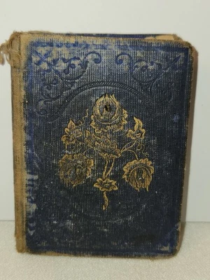 Old 1860s Miniature Christians Diary Prayers & Promises Religious Book Foto 1 de 4