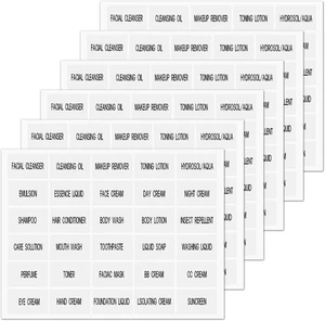 180Pcs Waterproof Clear Labels for Travel Size Bottles, Cosmetic Jars, Bathro... - Picture 1 of 12