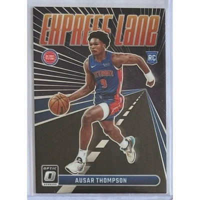 AUSAR THOMPSON, 2023-24 Panini Donruss Optic ‘Express Lane’ RC #18 - Image 1 of 2