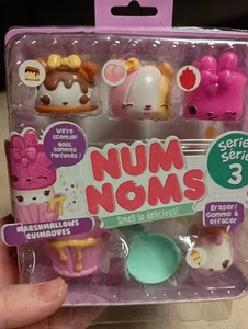 Num Noms Series 3 Starter Pack Marshmallows Scented Toy Figures NEW - Picture 1 of 4