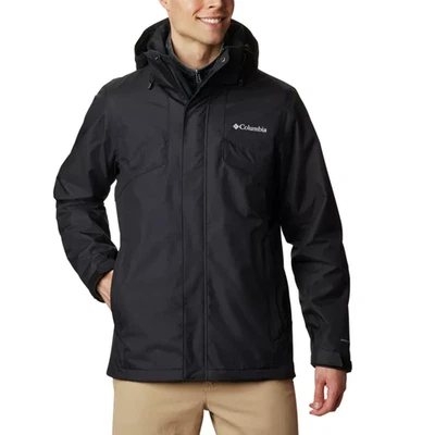 Chaqueta de intercambio polar pequeña negra con capucha COLUMBIA Bugaboo Ii para hombre nueva sin etiquetas Foto 1 de 4