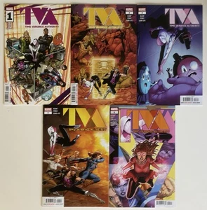 TVA #1-5 (2025) ARAÑA FANTASMA, GAMBITO, CAPT. CARTER, SYLVIE, MOEBIUS, MARVEL, CASI NUEVO - Imagen 1 de 1