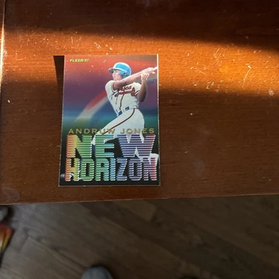1997 Fleer New Horizons #9 Andruw Jones - Atlanta Braves - Image 1 of 4