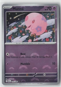 Munna (Poke Ball Pattern) Common SV: Black Bolt 035/086 NM - Picture 1 of 2
