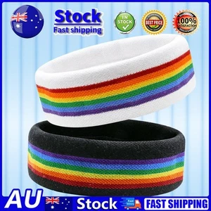 Sweat Head Bands Moisture Wicking Athletic Sweat Band Elastic for Men & Women - Picture 1 of 18
