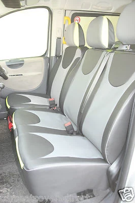 PEUGEOT EXPERT 2  VAN SEAT COVERS - DRIVER & BENCH -Water proof Leatherette - Image 1 of 3