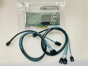 Für LSI 9311-8i 12 Gbit/s SAS HBA IT-Modus ZFS FreeNAS unRAID & 2* SFF-8643 Kabel - Bild 1 von 3