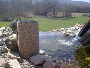 Steinfolie Sandfarben Rolenbreite 40 cm je Laufmeter, Teichrand Bachlauf - Bild 1 von 4
