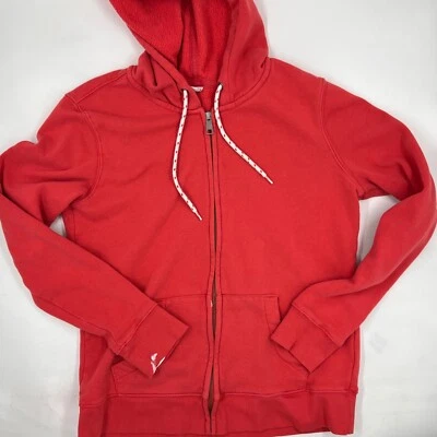 Pantalones de mezclilla Old Navy para mujer con cremallera completa talla S rojo algodón elástico polar sudadera con capucha Foto 1 de 4